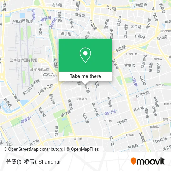 芒焉(虹桥店) map