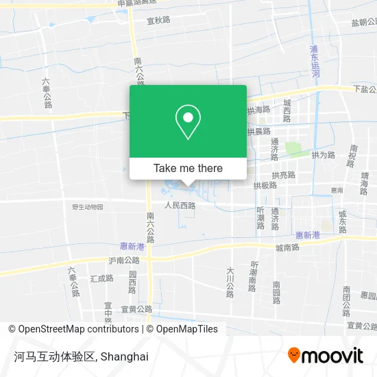 河马互动体验区 map