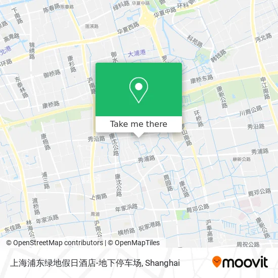 上海浦东绿地假日酒店-地下停车场 map