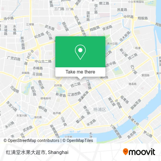 红满堂水果大超市 map