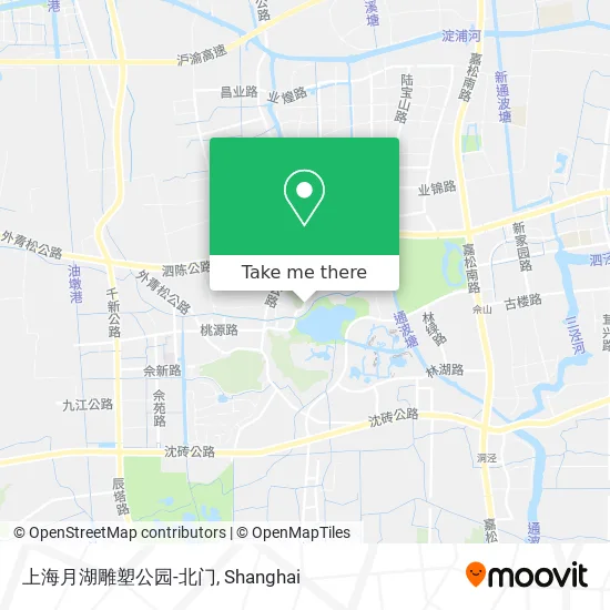 上海月湖雕塑公园-北门 map