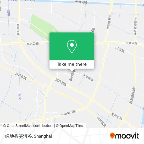 绿地香斐河谷 map