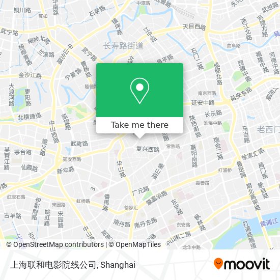 上海联和电影院线公司 map