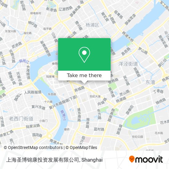 上海圣博锦康投资发展有限公司 map