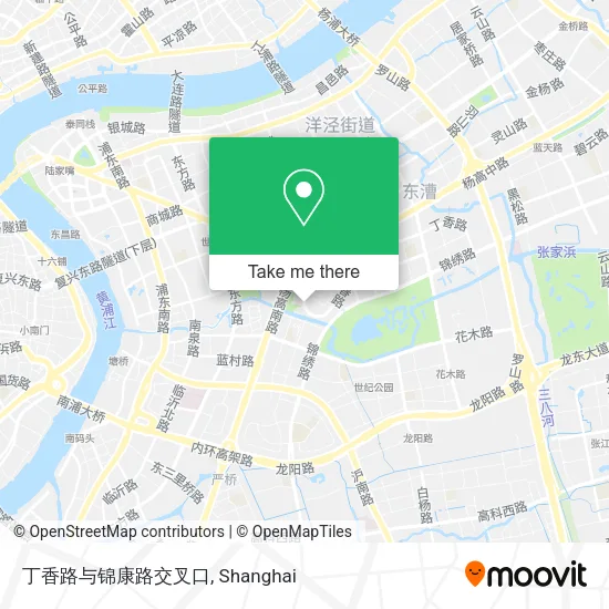 丁香路与锦康路交叉口 map