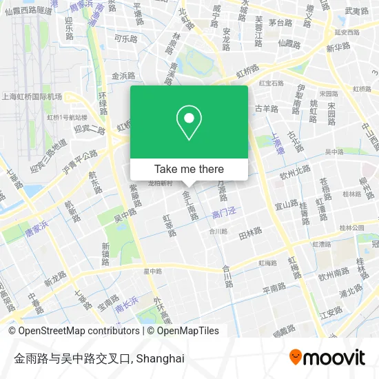 金雨路与吴中路交叉口 map