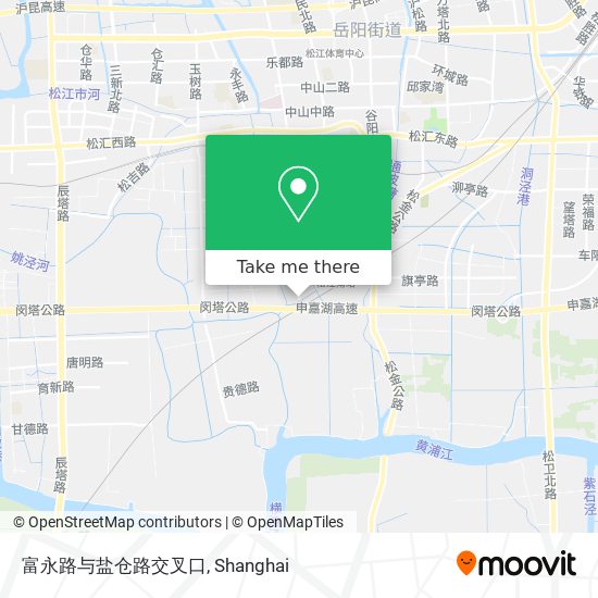 富永路与盐仓路交叉口 map