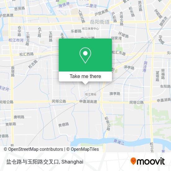 盐仓路与玉阳路交叉口 map