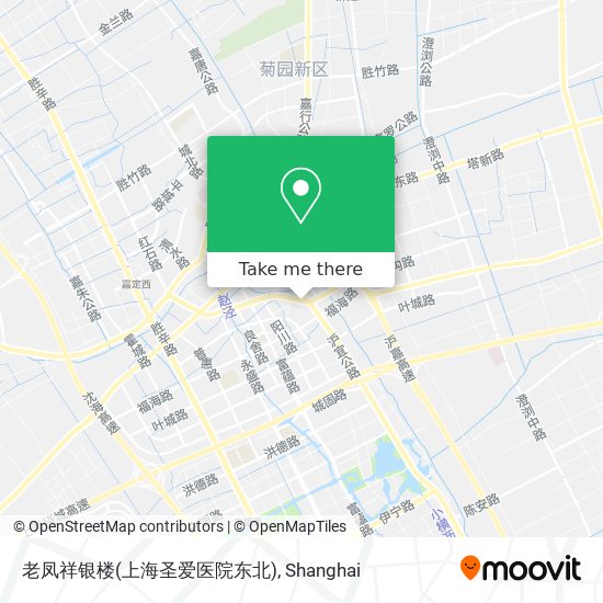 老凤祥银楼(上海圣爱医院东北) map