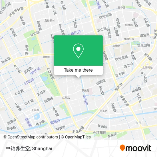 中铂养生堂 map