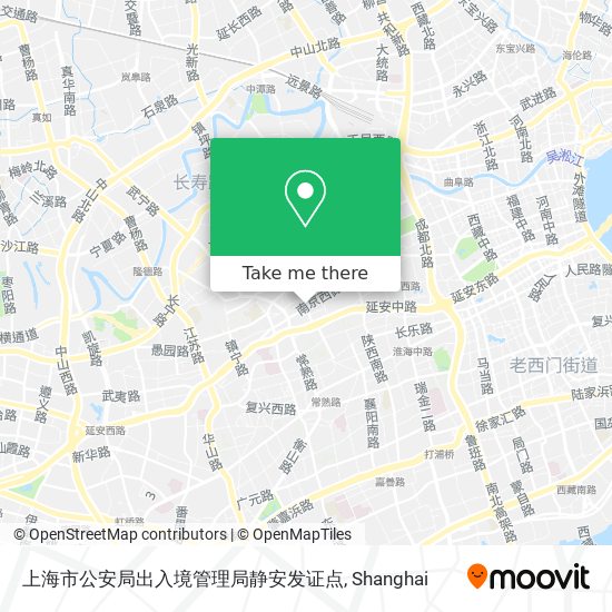 上海市公安局出入境管理局静安发证点 map