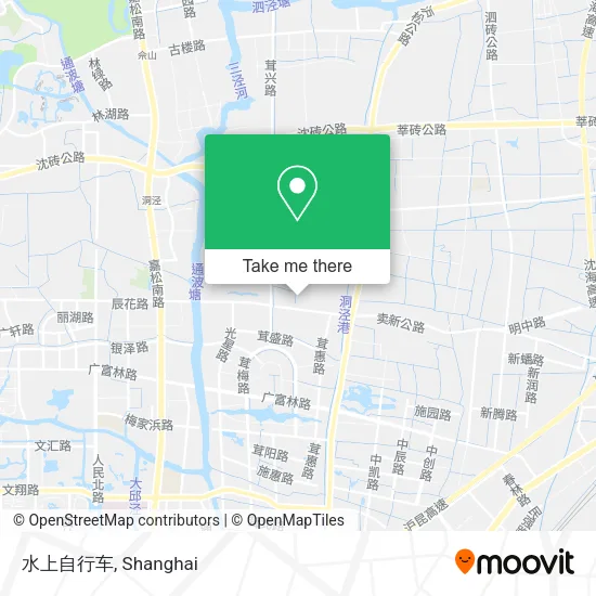 水上自行车 map