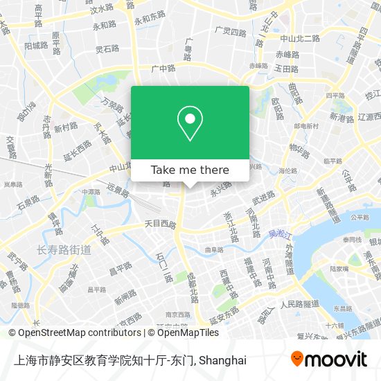 上海市静安区教育学院知十厅-东门 map