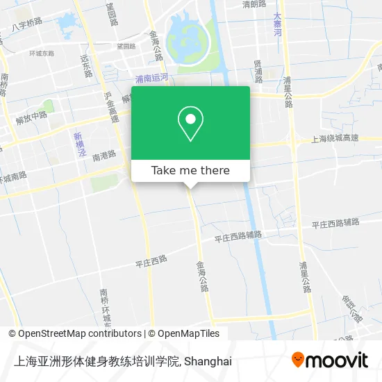 上海亚洲形体健身教练培训学院 map