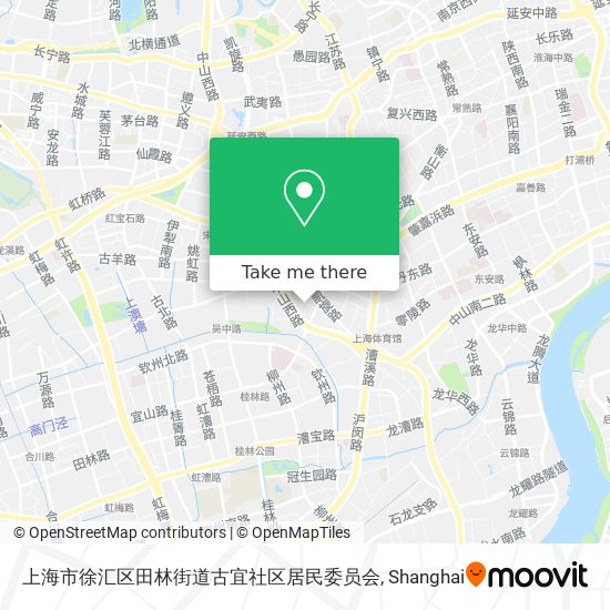 上海市徐汇区田林街道古宜社区居民委员会 map