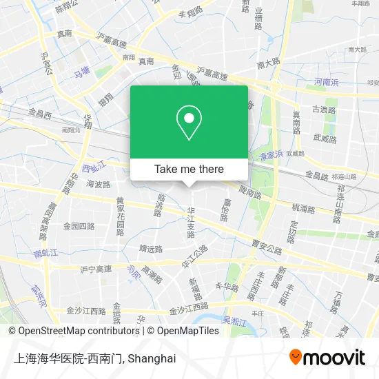 上海海华医院-西南门 map