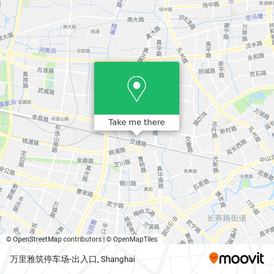 万里雅筑停车场-出入口 map
