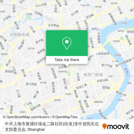 中共上海市黄浦区瑞金二路社区(街道)淮中居民区总支部委员会 map