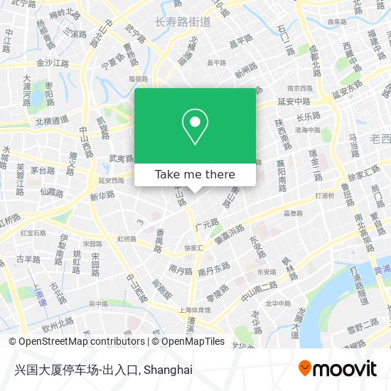 兴国大厦停车场-出入口 map