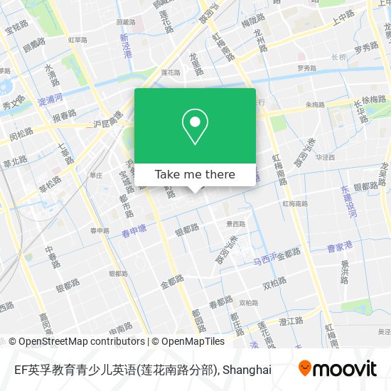 EF英孚教育青少儿英语(莲花南路分部) map