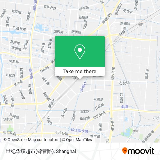 世纪华联超市(锦昔路) map