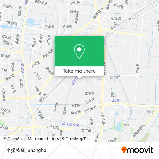 小猛将庙 map