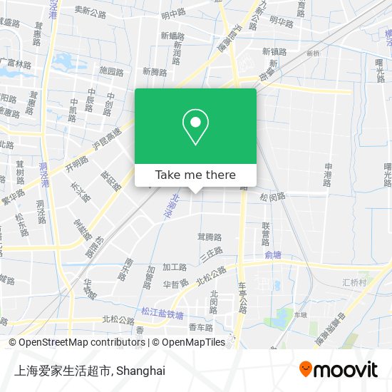 上海爱家生活超市 map