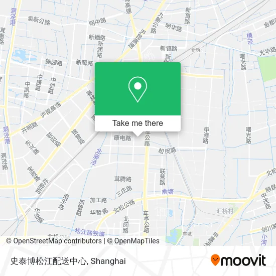 史泰博松江配送中心 map