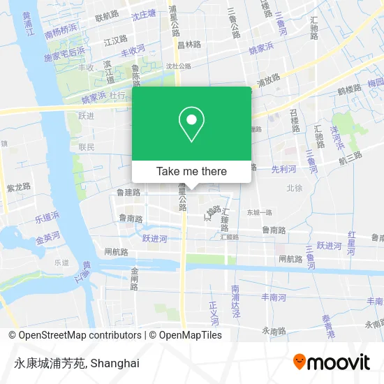 永康城浦芳苑 map