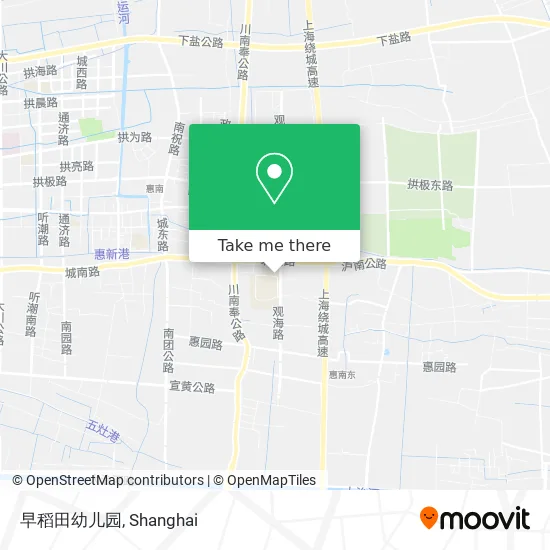 早稻田幼儿园 map