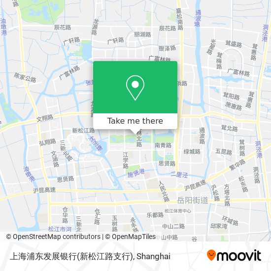 上海浦东发展银行(新松江路支行) map