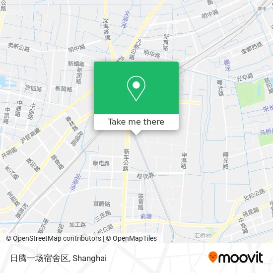日腾一场宿舍区 map