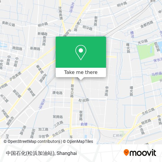 中国石化(松浜加油站) map