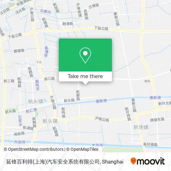 延锋百利得(上海)汽车安全系统有限公司 map