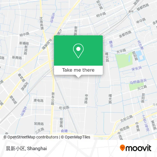 晨新小区 map