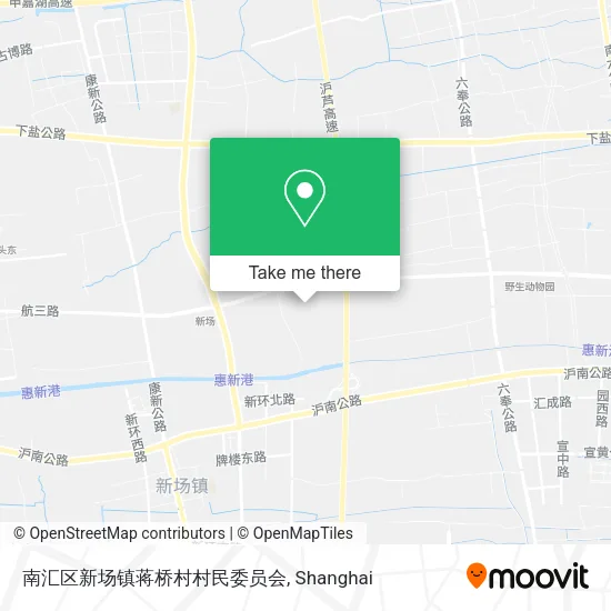 南汇区新场镇蒋桥村村民委员会 map