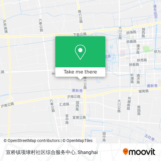 宣桥镇项埭村社区综合服务中心 map