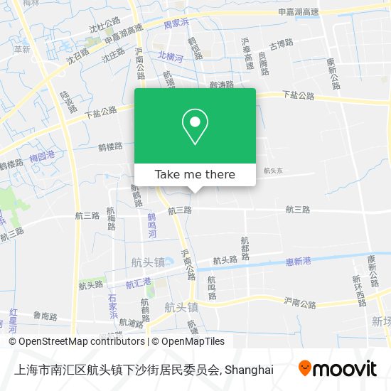 上海市南汇区航头镇下沙街居民委员会 map