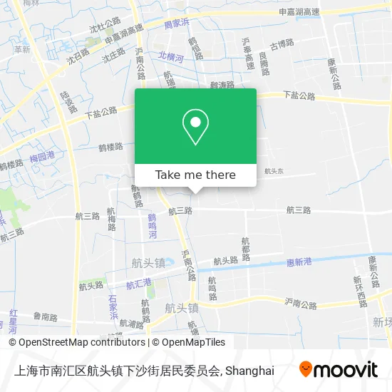 上海市南汇区航头镇下沙街居民委员会 map
