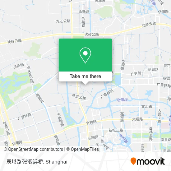 辰塔路张泗浜桥 map