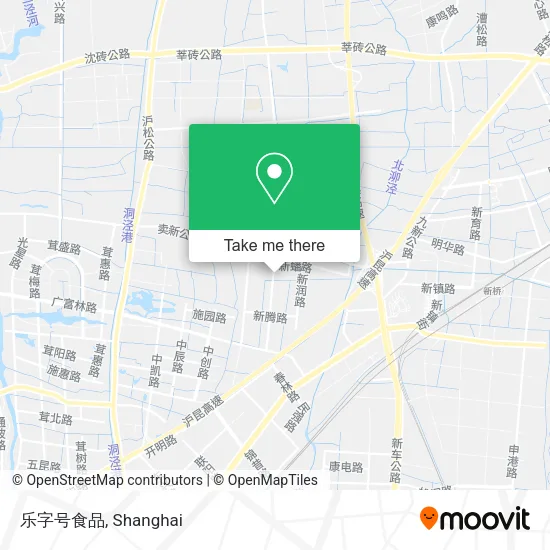 乐字号食品 map
