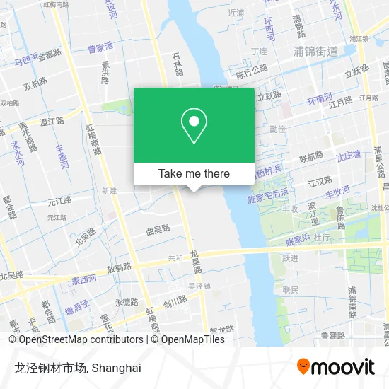 龙泾钢材市场 map