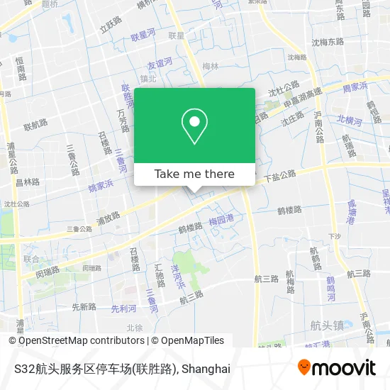 S32航头服务区停车场(联胜路) map