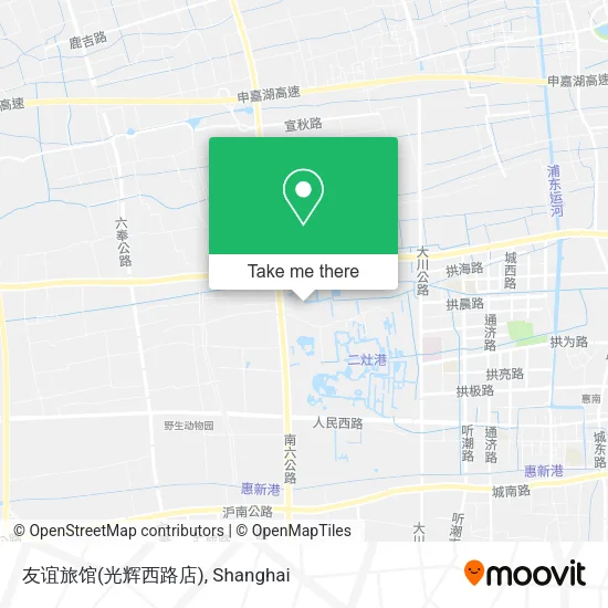 友谊旅馆(光辉西路店) map