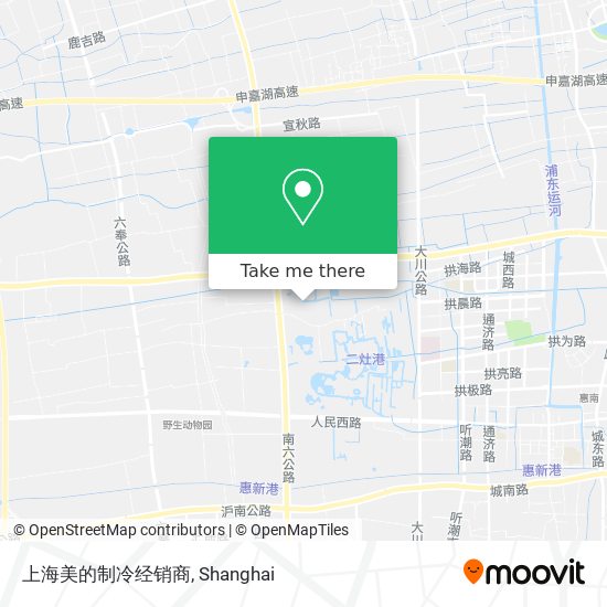 上海美的制冷经销商 map