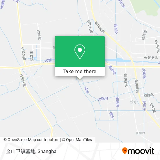 金山卫镇墓地 map