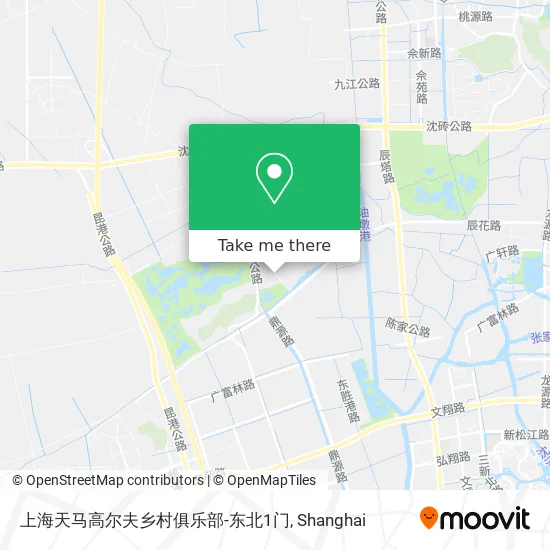 上海天马高尔夫乡村俱乐部-东北1门 map