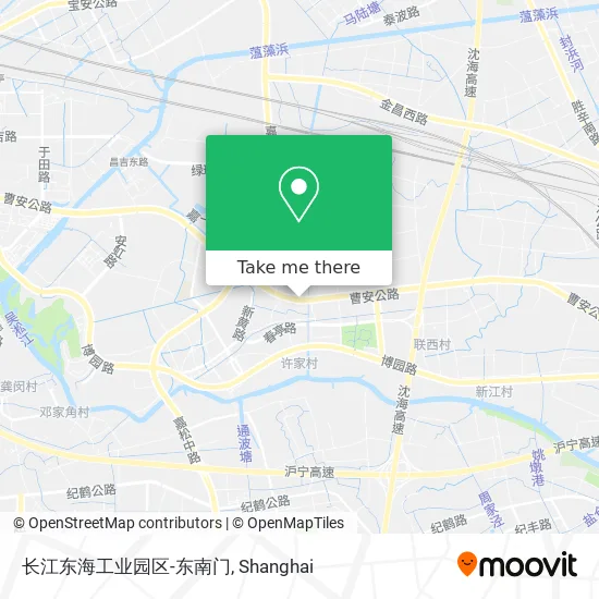 长江东海工业园区-东南门 map