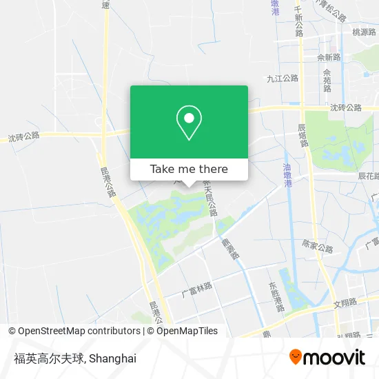 福英高尔夫球 map