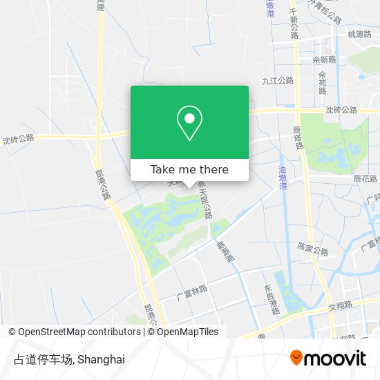 占道停车场 map